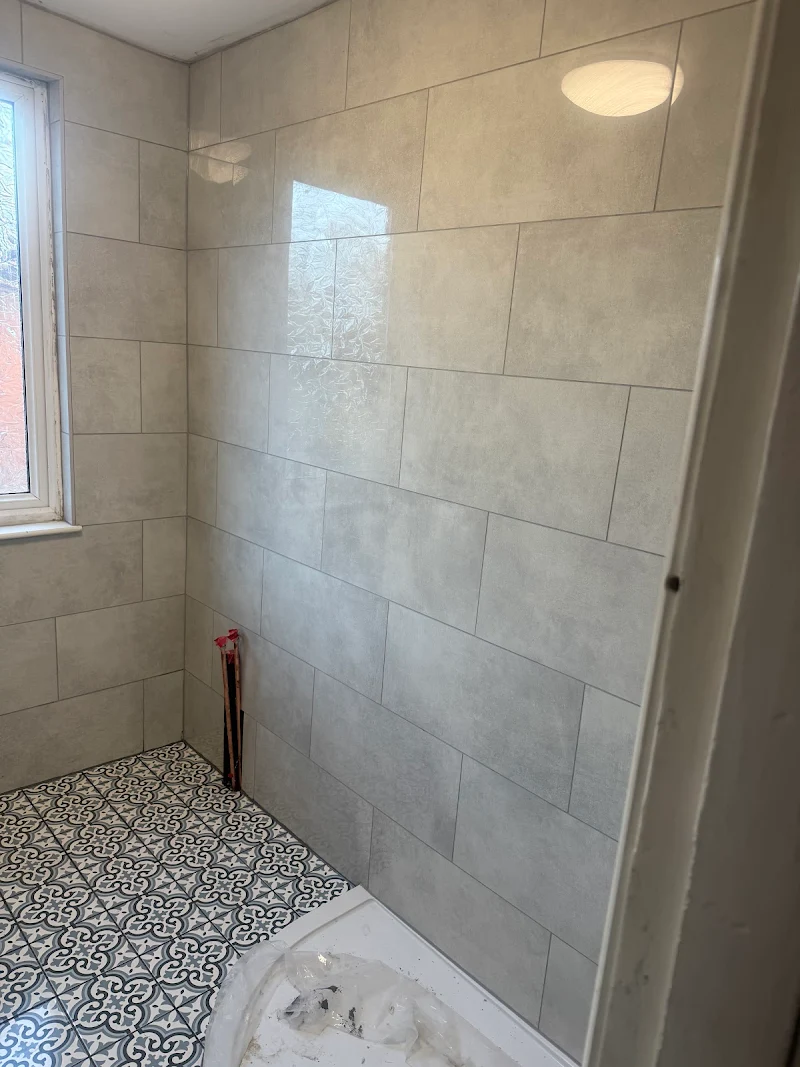 Bathroom tiling