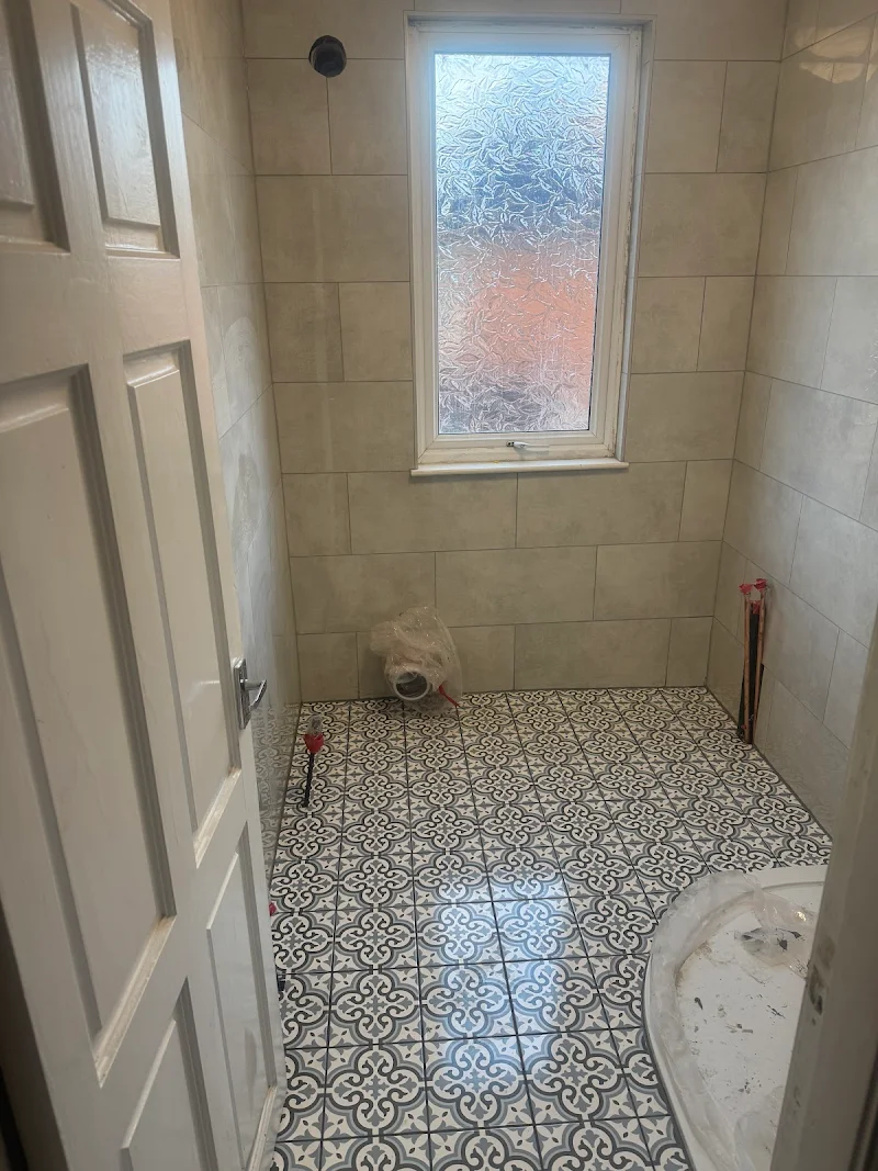 Bathroom tiling