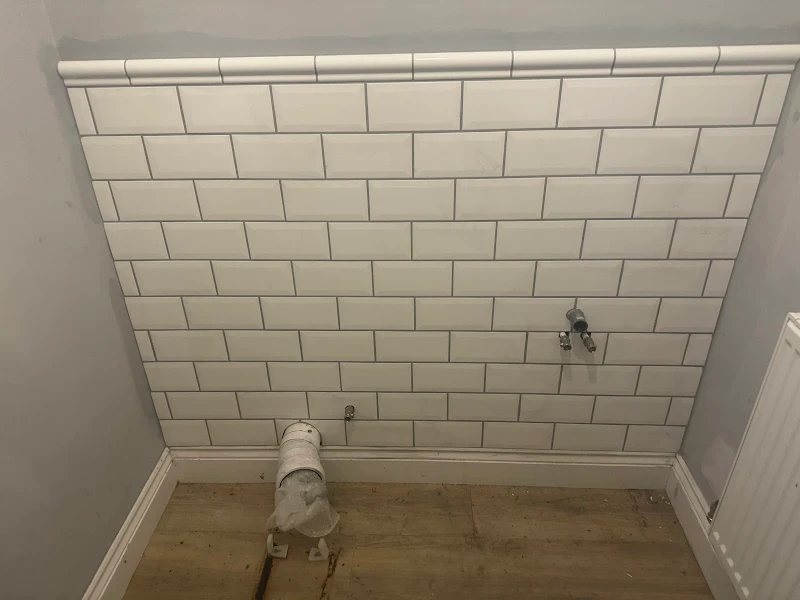 Bathroom tiling