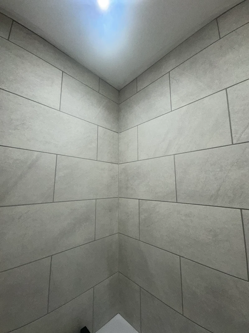 Bathroom tiling