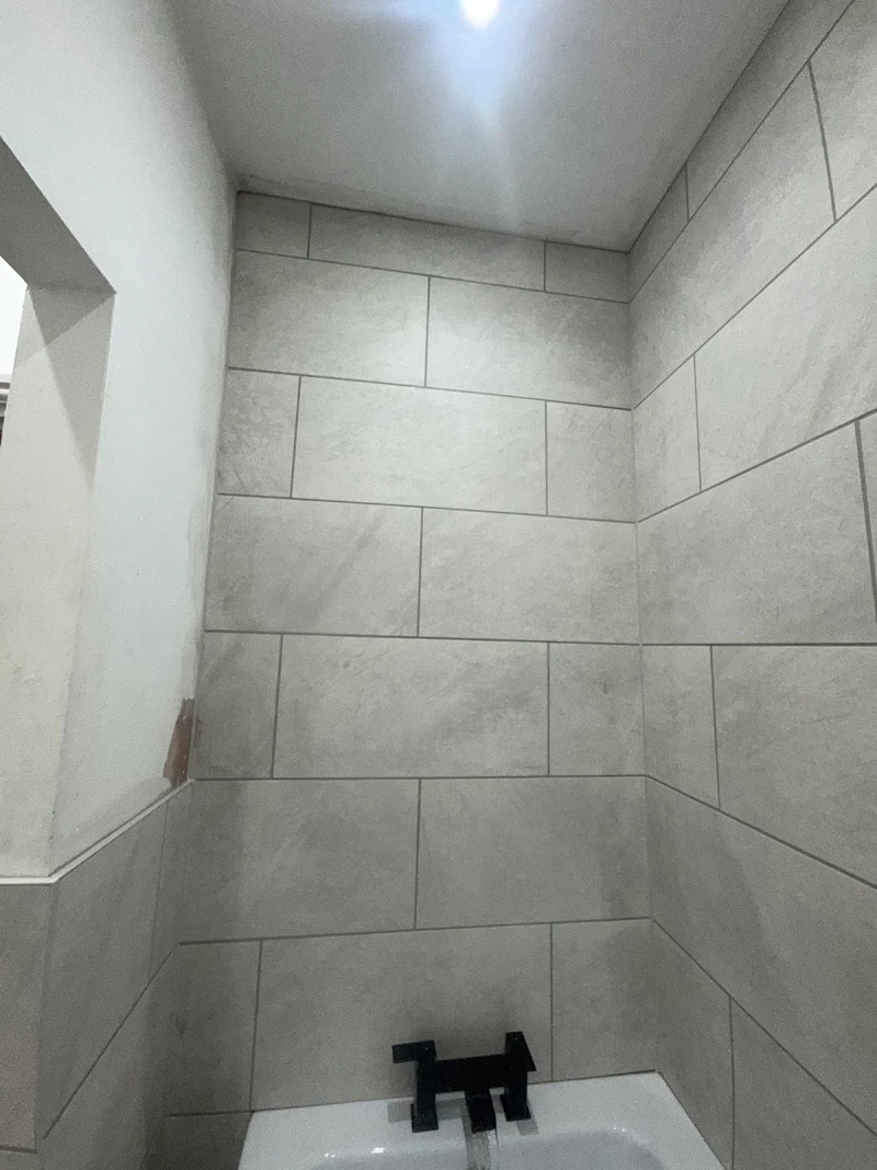 Bathroom tiling