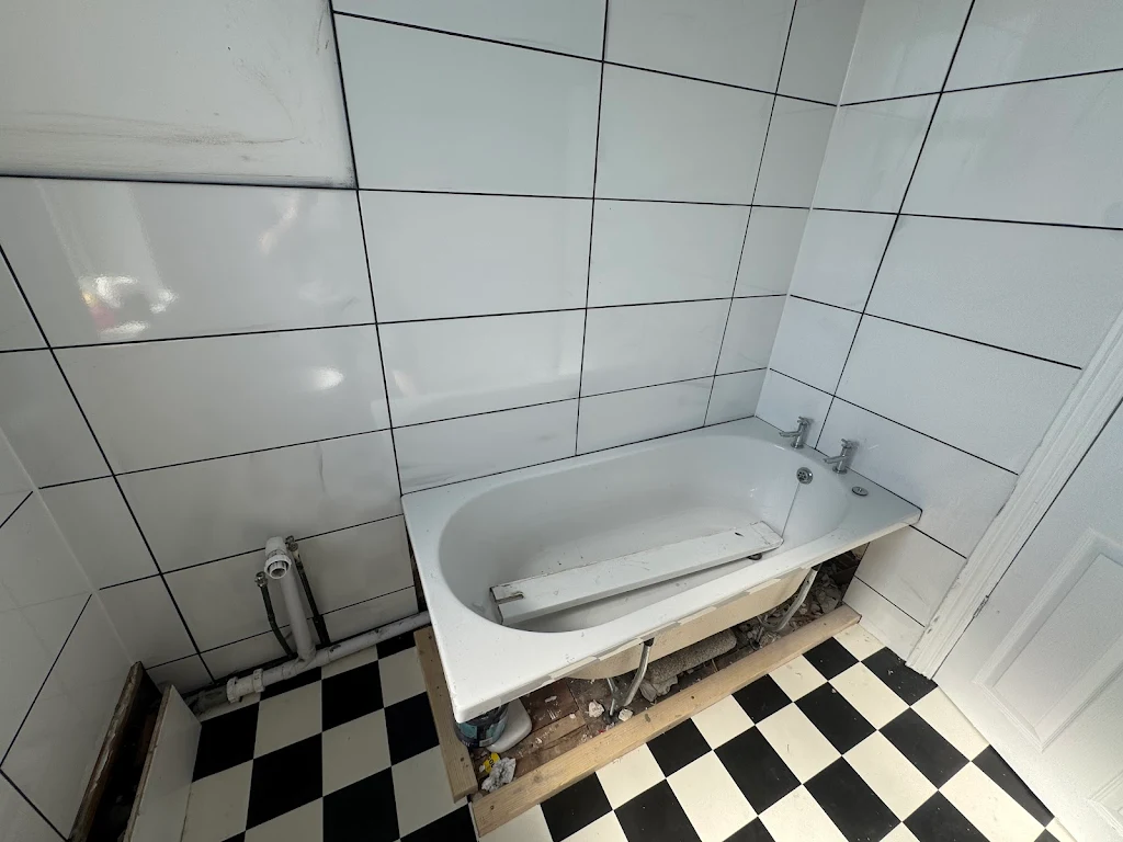 Bathroom tiling